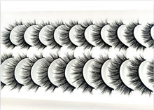 Load image into Gallery viewer, NEW 10 Pairs Natural False Eyelashes Fake Lashes Long Makeup 3d Mink Lashes Extension Eyelash Mink Eyelashes for Beauty 54