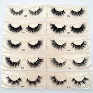 Visofree Mink Lashes 3D Mink Eyelashes 100% Cruelty free Lashes Handmade Reusable Natural Eyelashes Popular False Lashes Makeup
