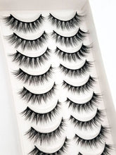 Load image into Gallery viewer, NEW 10 Pairs Natural False Eyelashes Fake Lashes Long Makeup 3d Mink Lashes Extension Eyelash Mink Eyelashes for Beauty 54