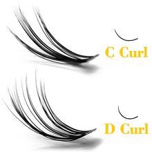 Load image into Gallery viewer, Kimcci 60 Bundles Mink Eyelash Extension Natural 3D Russian Volume Faux Eyelashes Individual 20D Cluster Lashes Makeup Cilia