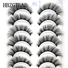 Load image into Gallery viewer, NEW 10 Pairs Natural False Eyelashes Fake Lashes Long Makeup 3d Mink Lashes Extension Eyelash Mink Eyelashes for Beauty 54