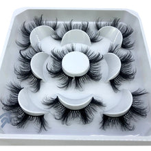 Load image into Gallery viewer, HBZGTLAD New 5 pairs 8-25mm natural 3D false eyelashes fake lashes makeup kit Mink Lashes extension mink eyelashes maquiagem