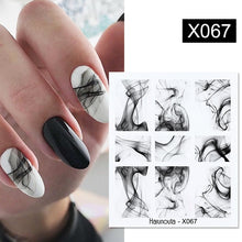 Load image into Gallery viewer, Harunouta 1 Sheet Nail Water Decals Transfer Lavender Spring Flower Leaves Nail Art Stickers Nail Art Manicure DIY