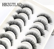 Load image into Gallery viewer, 41 Styles 10 pairs natural long 3D mink false eyelashes fake lashes makeup kit Mink Lashes extension eye lashes short eyelashes