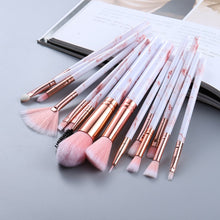 Load image into Gallery viewer, FLD 5/15Pcs Makeup Brushes Tool Set Cosmetic Powder Eye Shadow Foundation Blush Blending Beauty Make Up Brush Maquiagem