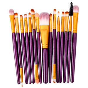 FJER 6PCS-15PCs Makeup Brush Set Cosmetict Makeup For Face Make Up Tools Women Beauty Professional Foundation Blush Eyeshadow