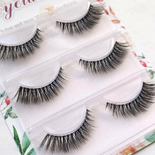 Load image into Gallery viewer, NEW Wholesale Mink Eyelashes 3pair lashes invisible band mink lashes reusable false eyelashes Makeup in Bulk