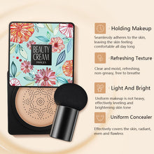 Load image into Gallery viewer, BB Air Cushion Foundation Mushroom Head CC Cream Concealer Whitening Makeup Cosmetic Waterproof Brighten Face Base Tone
