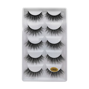 MEISHENJIE 3/5/10 Pair 3D Mink Lashes Natural Eyelash Dramatic False Eyelashes Faux Cils Makeup Fake Eyelash Extension maquiagem