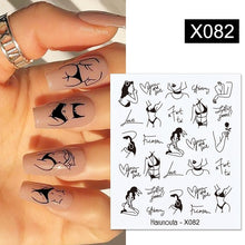 Load image into Gallery viewer, Harunouta 1 Sheet Nail Water Decals Transfer Lavender Spring Flower Leaves Nail Art Stickers Nail Art Manicure DIY