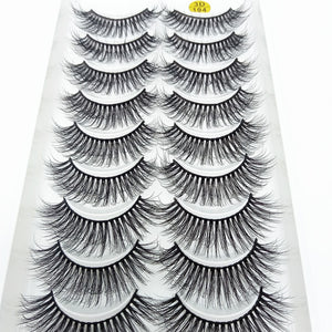 AYRMILLA 5/20Pairs 3D Mink Lashes Natural False Eyelashes Dramatic Thick Fake Eyelash Extension Faux Cils Wholesale Makeup Tools