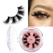 Load image into Gallery viewer, LEHUAMAO Makeup Eyelashes 3D Mink Lashes Thick HandMade Fluffy Lashes Cruelty Free Volume Wispy Soft Lash Reusable False Eyelash