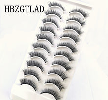 Load image into Gallery viewer, 41 Styles 10 pairs natural long 3D mink false eyelashes fake lashes makeup kit Mink Lashes extension eye lashes short eyelashes