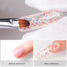 Load image into Gallery viewer, Limegirl 15ml Poly Nail Gel Glitter Building Nail Gel For Manicure Nail Art Design Luminous Polygels Extension Nail Gel For Nail