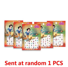 Load image into Gallery viewer, Disney Cartoon Frozen Princess Pooh Bear Snow White Makeup Nail Stickers Minnie Mickey Mermaid Stitch Stickers Toy For Kids DIY