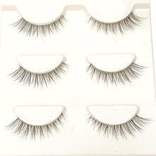 Load image into Gallery viewer, NEW Wholesale Mink Eyelashes 3pair lashes invisible band mink lashes reusable false eyelashes Makeup in Bulk