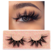 Load image into Gallery viewer, FOXESJI Makeup Eyelashes 3D Mink Lashes Fluffy Soft Wispy Natural Cross Lash Extension Reusable Fake Lashes Mink False Eyelashes