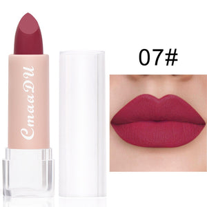 Sexy 15 Colors Velvet Matte Lipsticks Waterproof Long Lasting Sexy Red Lip Stick Non-Stick Cup Makeup Lip Tint Beauty Cosmetic