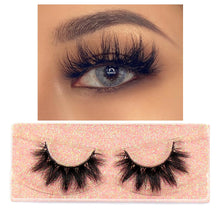 Load image into Gallery viewer, FOXESJI Makeup Eyelashes 3D Mink Lashes Fluffy Soft Wispy Natural Cross Lash Extension Reusable Fake Lashes Mink False Eyelashes