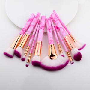 FLD 5/15Pcs Makeup Brushes Tool Set Cosmetic Powder Eye Shadow Foundation Blush Blending Beauty Make Up Brush Maquiagem