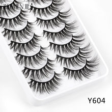 Load image into Gallery viewer, MEISHENJIE 3/5/10 Pair 3D Mink Lashes Natural Eyelash Dramatic False Eyelashes Faux Cils Makeup Fake Eyelash Extension maquiagem