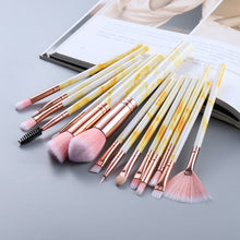 Load image into Gallery viewer, FLD 5/15Pcs Makeup Brushes Tool Set Cosmetic Powder Eye Shadow Foundation Blush Blending Beauty Make Up Brush Maquiagem