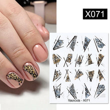 Load image into Gallery viewer, Harunouta 1 Sheet Nail Water Decals Transfer Lavender Spring Flower Leaves Nail Art Stickers Nail Art Manicure DIY