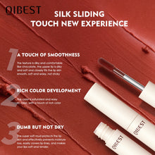 Load image into Gallery viewer, QIBEST Lip Gloss 8 Colors Nude Matte Chocolate Lipstick Waterproof Long Lasting Women Red Lip Tint Velvet Lip Glaze Cosmetics