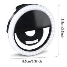 Load image into Gallery viewer, Led Selfie Ring Light Novelty Makeup Lightings Led Selfie Lamp Mobile Phones Photo Night Light Led Mirror Neon Sign Selfie Ring