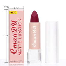 Load image into Gallery viewer, Sexy 15 Colors Velvet Matte Lipsticks Waterproof Long Lasting Sexy Red Lip Stick Non-Stick Cup Makeup Lip Tint Beauty Cosmetic