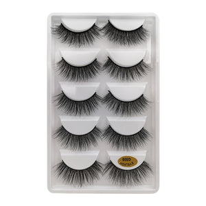 MEISHENJIE 3/5/10 Pair 3D Mink Lashes Natural Eyelash Dramatic False Eyelashes Faux Cils Makeup Fake Eyelash Extension maquiagem