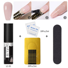 Load image into Gallery viewer, LILYCUTE 5ml Quick Extension Gel Construct Hard Gel Semi Permanent UV LED UV Gel Nail Art Design Faux Ongles Nails Accesorios