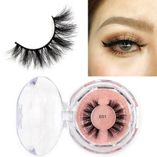 Load image into Gallery viewer, LEHUAMAO Makeup Eyelashes 3D Mink Lashes Thick HandMade Fluffy Lashes Cruelty Free Volume Wispy Soft Lash Reusable False Eyelash