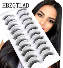 Load image into Gallery viewer, 41 Styles 10 pairs natural long 3D mink false eyelashes fake lashes makeup kit Mink Lashes extension eye lashes short eyelashes