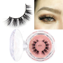 Load image into Gallery viewer, LEHUAMAO Makeup Eyelashes 3D Mink Lashes Thick HandMade Fluffy Lashes Cruelty Free Volume Wispy Soft Lash Reusable False Eyelash