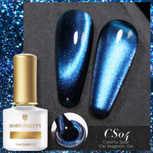 Load image into Gallery viewer, BORN PRETTY 7ml 9D Laser Cat Magnetic Gel Nail Gel Pink Magnetic Gel Soak Off UV LED Nail Varnish UV Gel Need Pink Nude Base