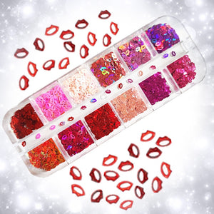 Holographic Butterfly Flakes Nail Art Glitter Sparkly 3D Laser Butterfly Sequins Tips DIY Polish Nail Art Decorations Manicure
