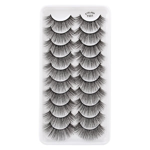 MEISHENJIE 3/5/10 Pair 3D Mink Lashes Natural Eyelash Dramatic False Eyelashes Faux Cils Makeup Fake Eyelash Extension maquiagem