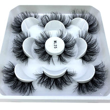 Load image into Gallery viewer, 2022 New 5 pairs natural false eyelashes fake lashes long makeup 3d mink lashes eyelash extension mink eyelashes short eyelashes
