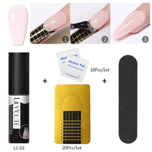 Load image into Gallery viewer, LILYCUTE 5ml Quick Extension Gel Construct Hard Gel Semi Permanent UV LED UV Gel Nail Art Design Faux Ongles Nails Accesorios