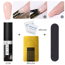 Load image into Gallery viewer, LILYCUTE 5ml Quick Extension Gel Construct Hard Gel Semi Permanent UV LED UV Gel Nail Art Design Faux Ongles Nails Accesorios
