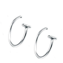 Load image into Gallery viewer, 2022 New Punk 8/10mm Titanium Steel Lip Rings Cuff Clip on Fake Labret Piercing Ear Nose Hoops Unisex Women Septum Body Jewelry