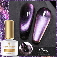Load image into Gallery viewer, BORN PRETTY 7ml 9D Laser Cat Magnetic Gel Nail Gel Pink Magnetic Gel Soak Off UV LED Nail Varnish UV Gel Need Pink Nude Base
