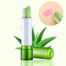 Load image into Gallery viewer, 1PC Moisture Lip Balm Long-Lasting Natural Aloe Vera Lipstick Color Mood Changing Long Lasting Moisturizing Lipstick Anti Aging