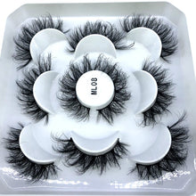 Load image into Gallery viewer, 2022 New 5 pairs natural false eyelashes fake lashes long makeup 3d mink lashes eyelash extension mink eyelashes short eyelashes