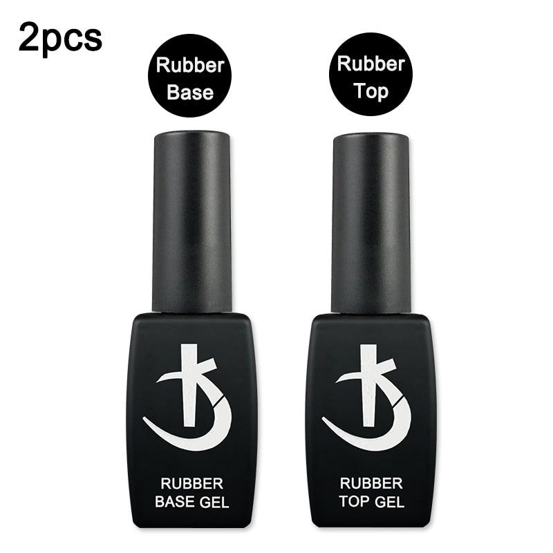 KODI Thick Rubber Base for Gel Varnish 12ml Semi-permanent Nail Base Coat Gel Nail Polish Manicure UV Varnish Hybrid Nail Primer