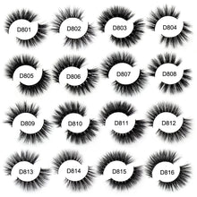 Load image into Gallery viewer, LEHUAMAO Makeup Eyelashes 3D Mink Lashes Thick HandMade Fluffy Lashes Cruelty Free Volume Wispy Soft Lash Reusable False Eyelash