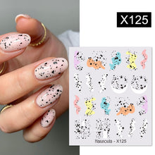 Load image into Gallery viewer, Harunouta 1 Sheet Nail Water Decals Transfer Lavender Spring Flower Leaves Nail Art Stickers Nail Art Manicure DIY