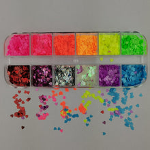 Load image into Gallery viewer, Holographic Butterfly Flakes Nail Art Glitter Sparkly 3D Laser Butterfly Sequins Tips DIY Polish Nail Art Decorations Manicure