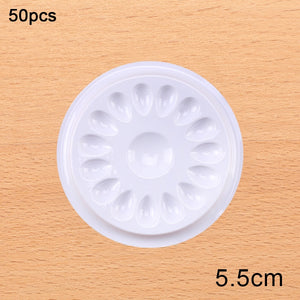 Wholesale Glue Gasket Eyelash glue holder Adhesive Pallet Eyelash Extension glue pads stand on eyelash plastic makeup tools